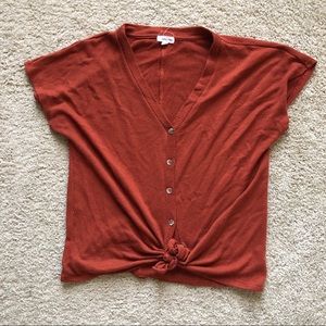 Burnt orange top